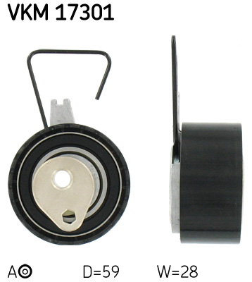 SKF VKM 17301 feszítő,...